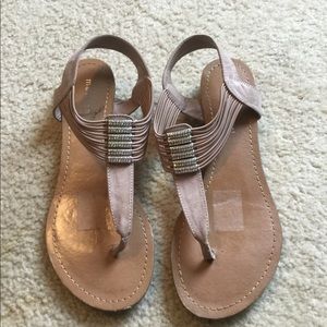 Madden Girl Blush sparkly sandals